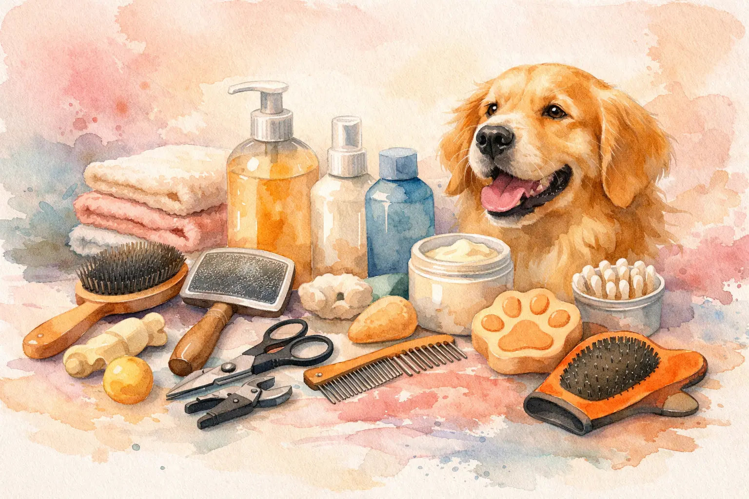 Dog Grooming Supplies for Home Shopping List