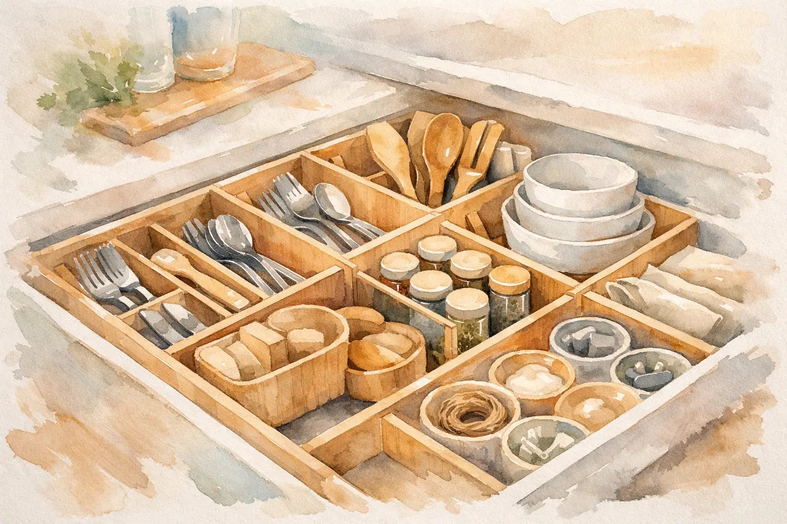 Kitchen Drawer Organization Accessories That Work