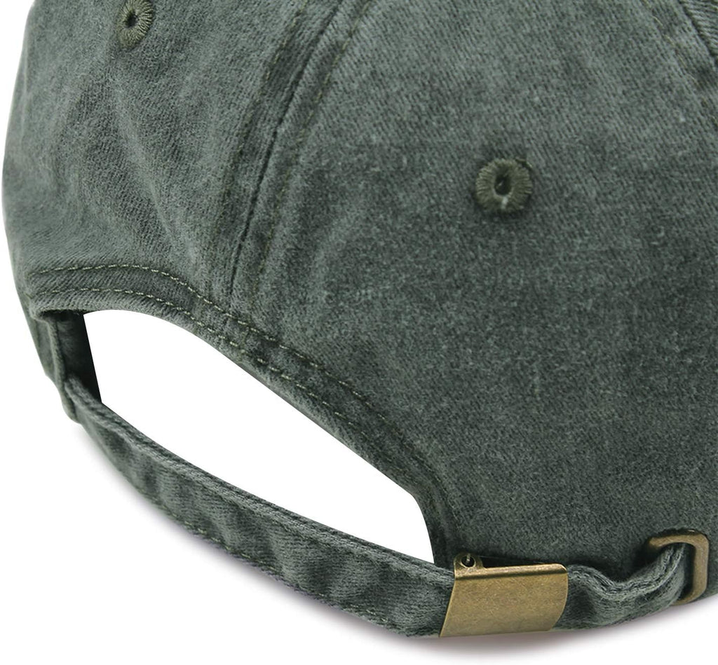 Men Women Washed Distressed Twill Cotton Baseball Cap Vintage Adjustable Dad Hat