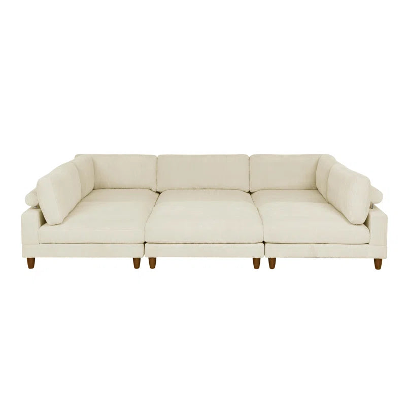 Espinosa Corduroy Sectional Symmetrical