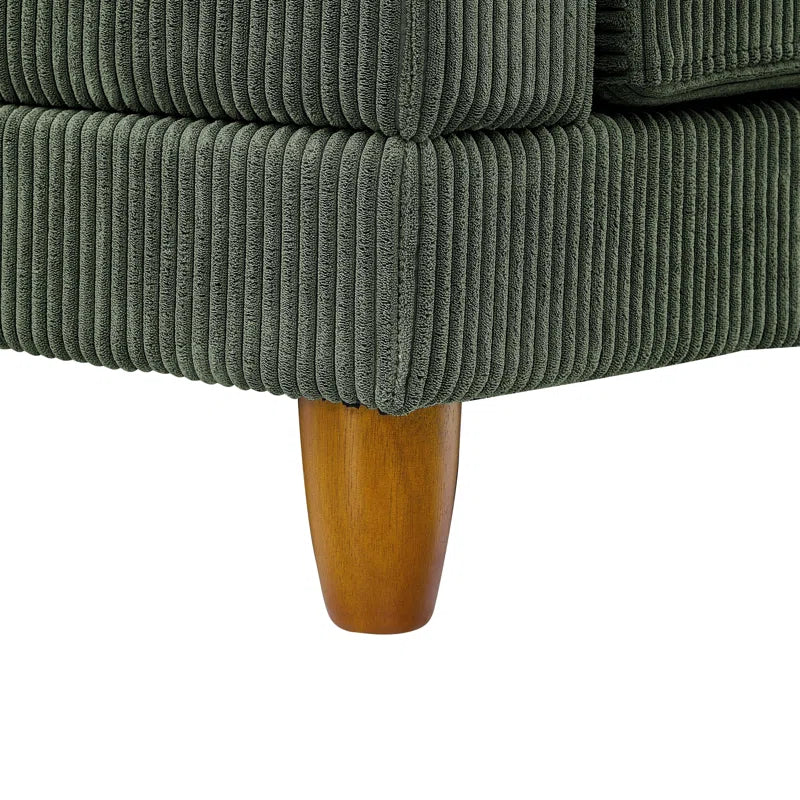 Espinosa Corduroy Sectional Symmetrical