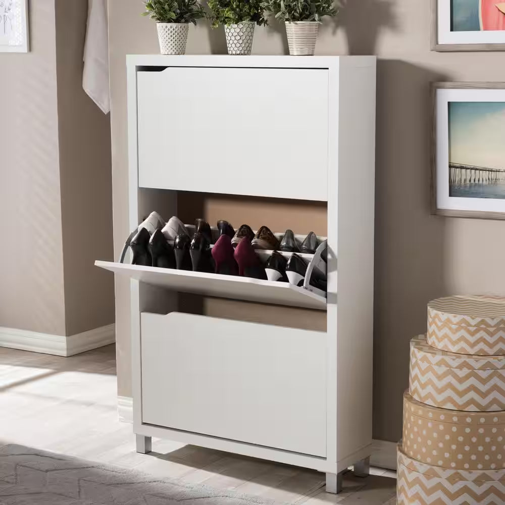 Simms 52.7 In. H X 31.1 In. W Shoe Storage Cabinet