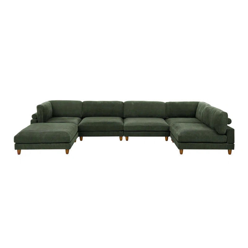 Espinosa Corduroy Sectional Symmetrical